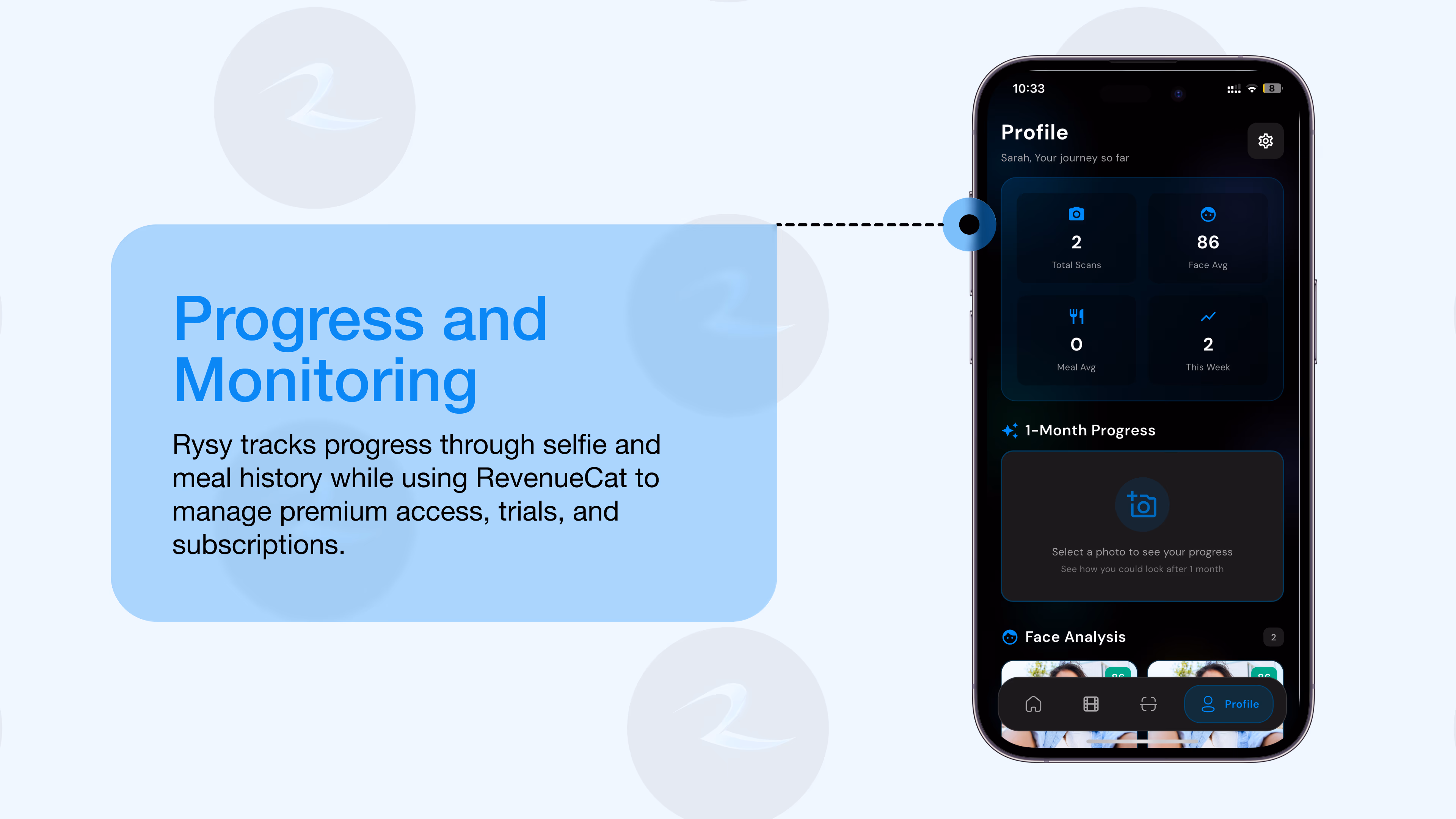 Rysy — Mobile app interface, a case study by Codeable