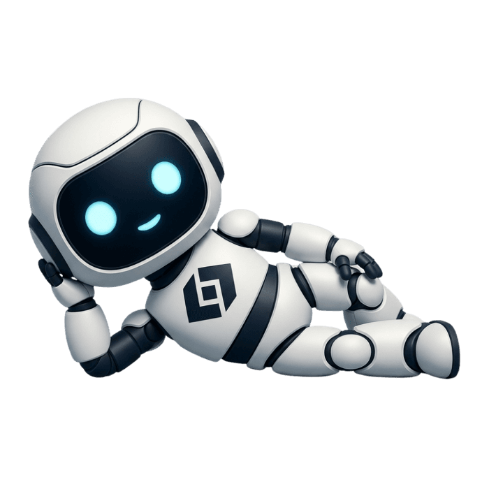 Codeable mascot lounging on the event banner