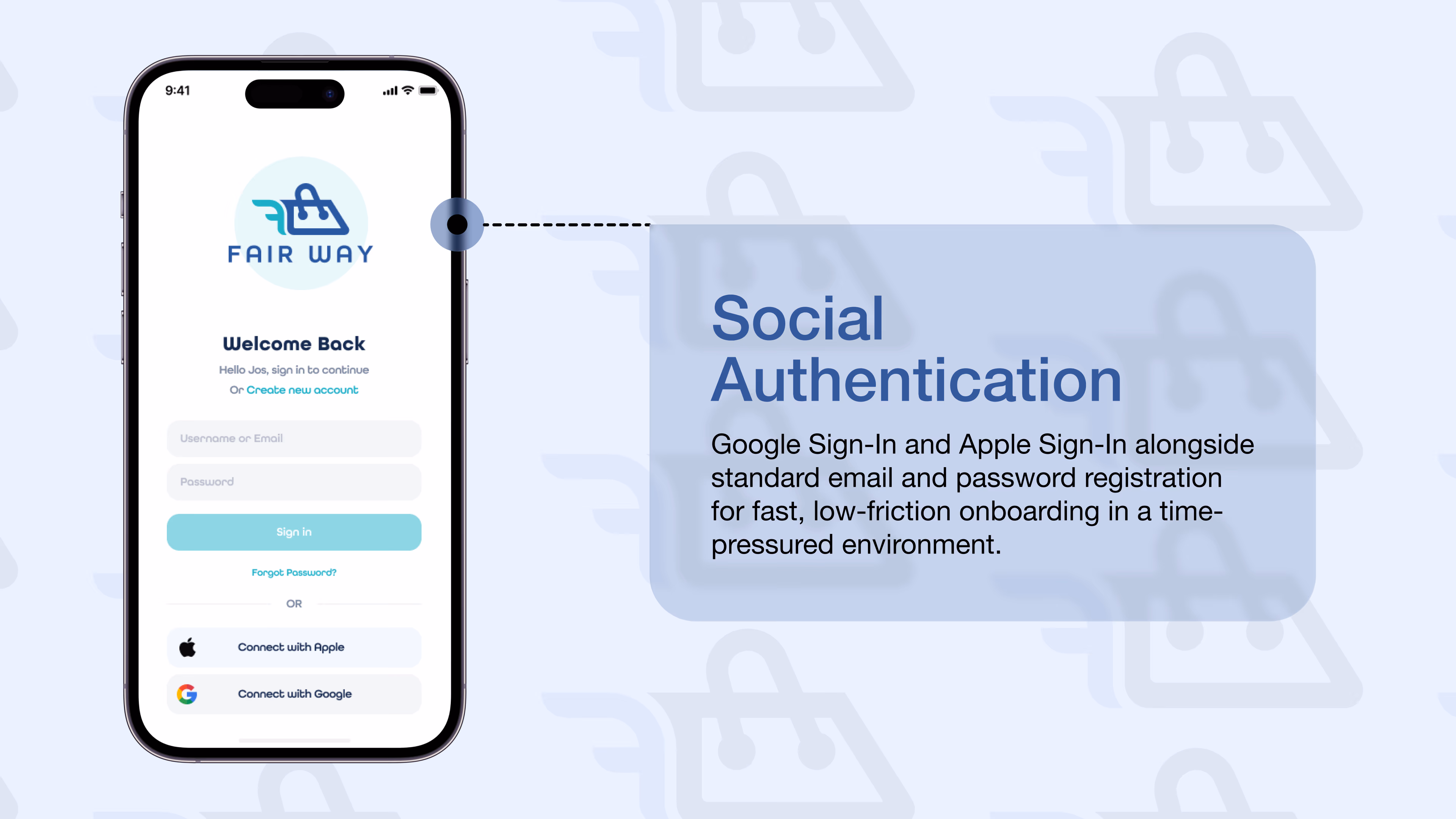 Fairway — Mobile app interface, a case study by Codeable