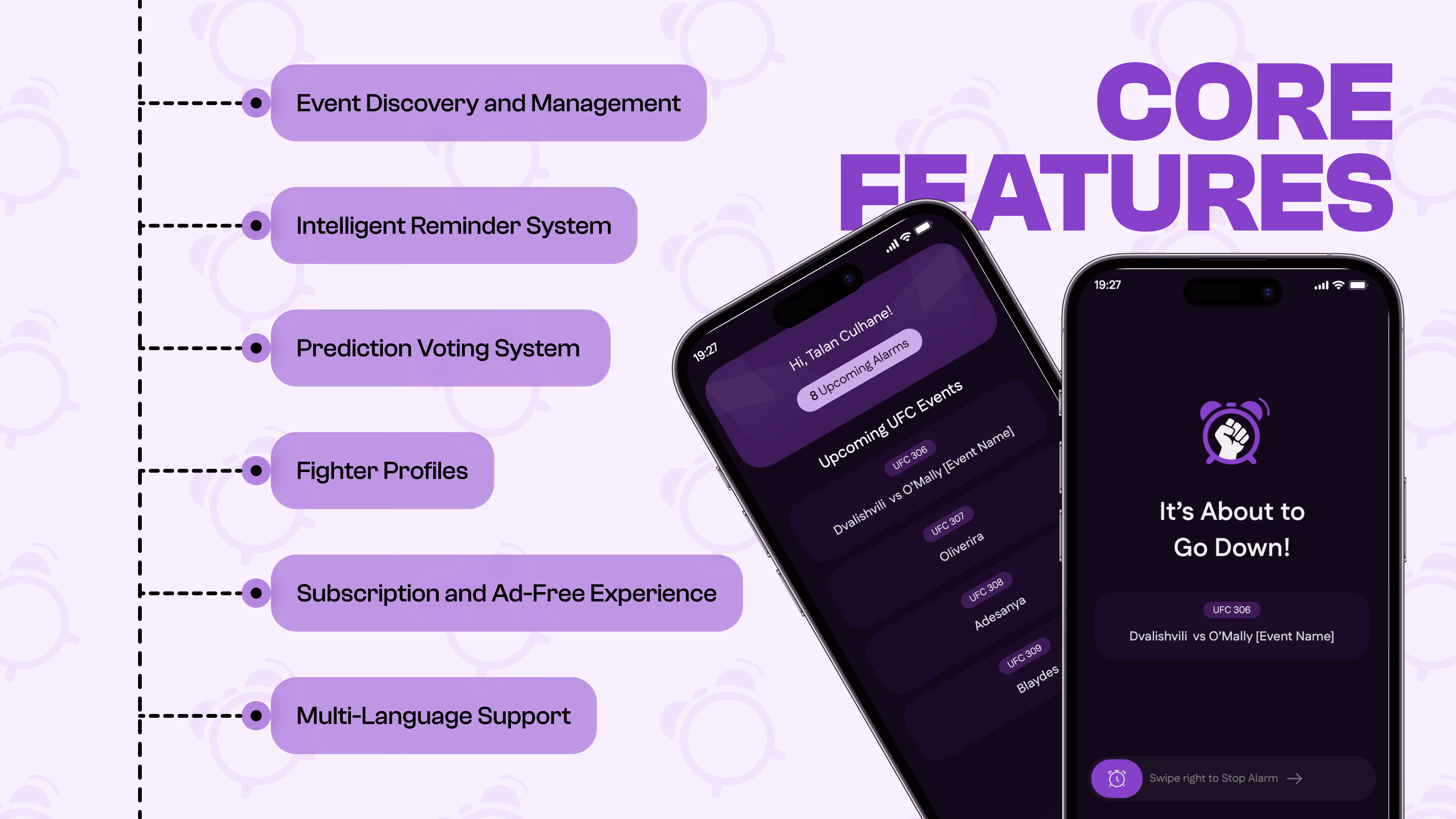 FightPing — Mobile app interface, a case study by Codeable