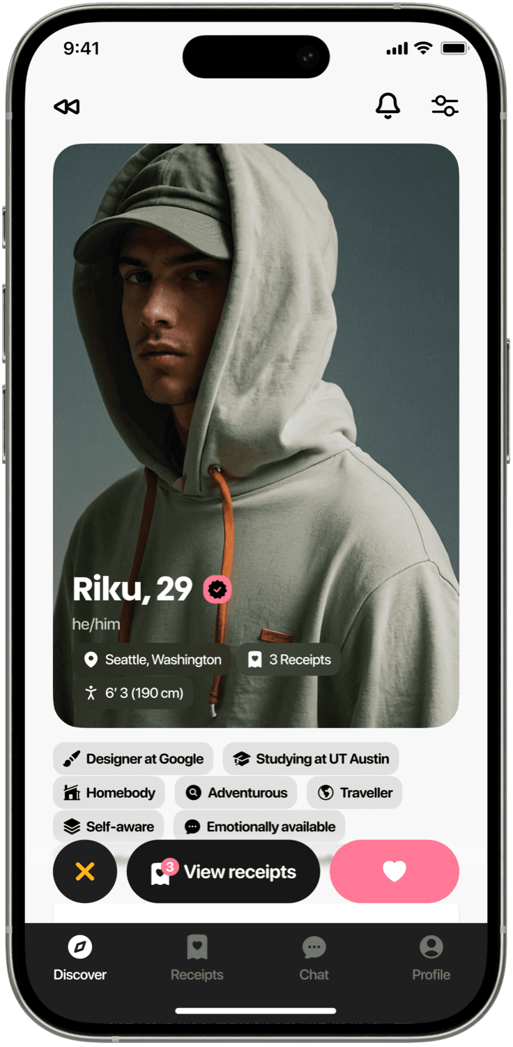 Dating app built by Codeable