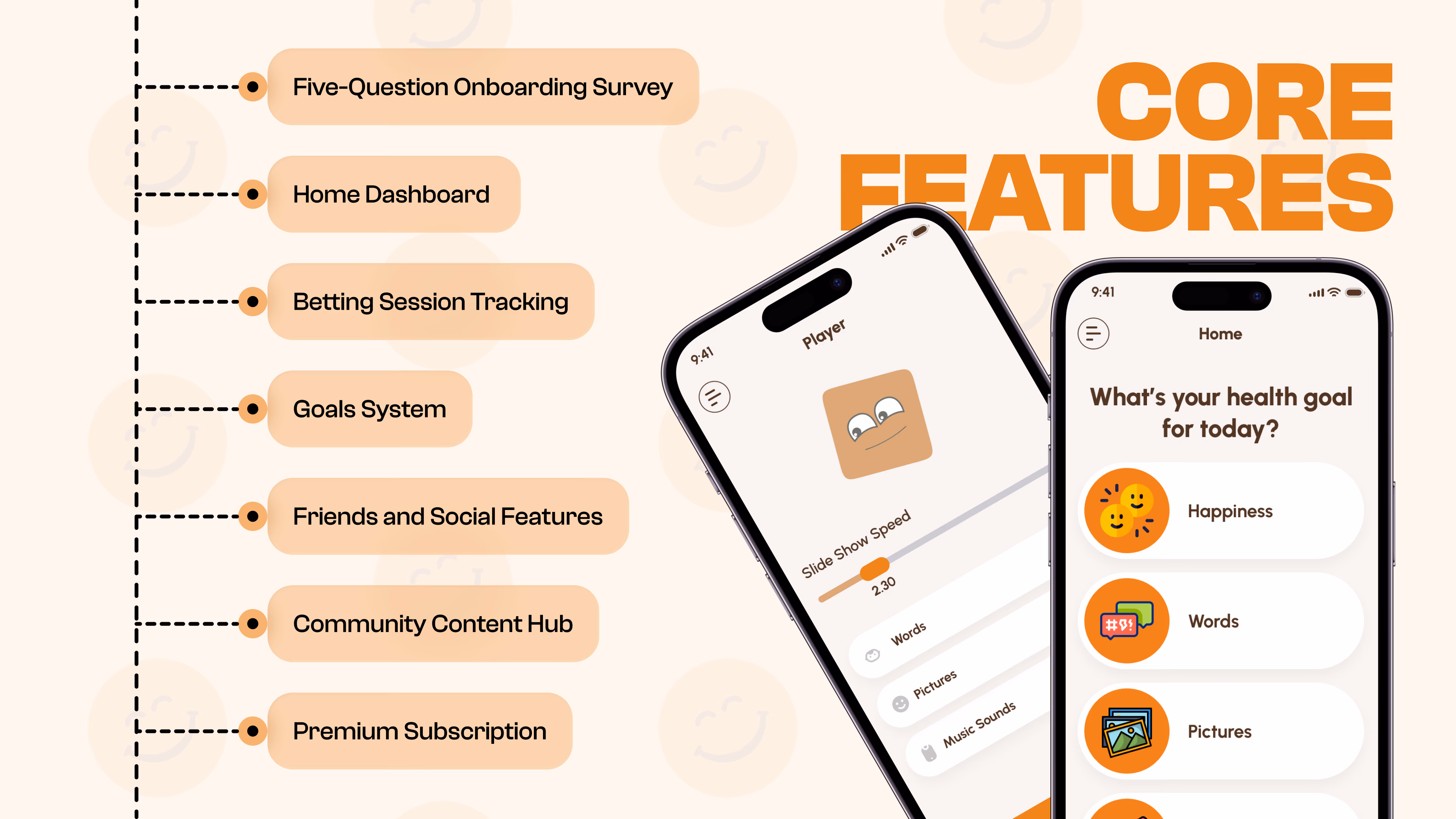 Manifesting Bliss — Mobile app interface, a case study by Codeable