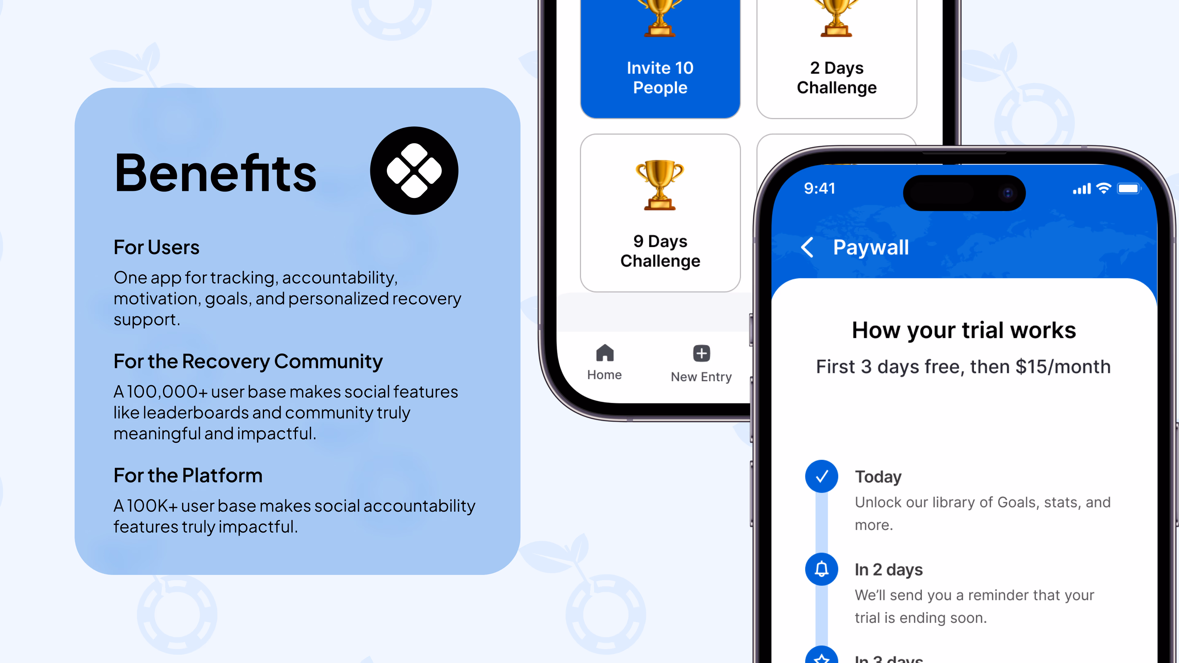 Quit Betting — Mobile app interface, a case study by Codeable