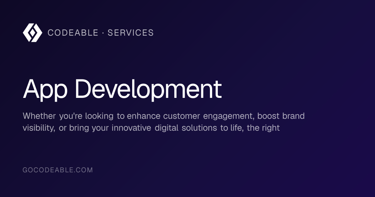 App Development | Codeable | Codeable
